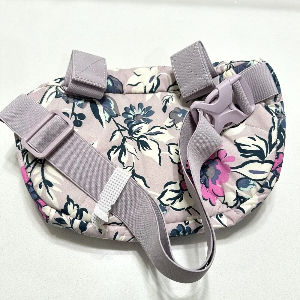 Vera Bradley Featherweight Belt Bag Fresh Cut Floral Lavender NWT‎ Stoller Waist